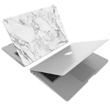 Reiko Superior iBenzer  Neon Party Macbook Air 13“  White Marble Case for Old Air 13, Not 2018 Air | MaxStrata