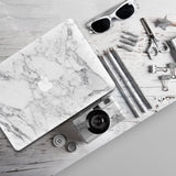 Reiko Superior iBenzer  Neon Party Macbook Air 13“  White Marble Case for Old Air 13, Not 2018 Air | MaxStrata