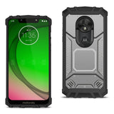 Reiko Motorola Moto G7 Play Metallic Front Cover Case in Gray | MaxStrata