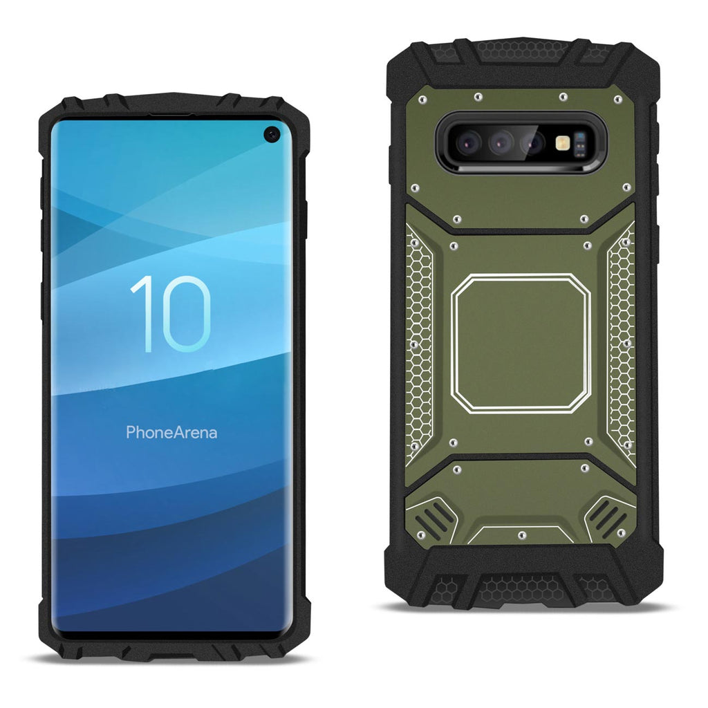 Reiko Samsung S10 Metallic Front Cover Case in Gray | MaxStrata