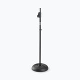 On-Stage Quik-Release Round-Base Mic Stand (MS7201QRB) | MaxStrata®