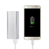 Reiko 2A5v 4800Mah Universal Power Bank with Micro Cable in Silver | MaxStrata