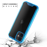 Reiko iPhone 12 Mini Bumper Case in Blue | MaxStrata