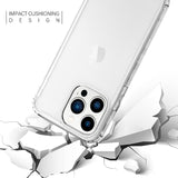 Reiko High Quality 2X Clean PC & TPU Bumper Case in Clear for Apple iPhone 13 Pro Max | MaxStrata