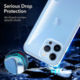 Reiko High Quality 2X Clean PC & TPU Bumper Case in Clear for Apple iPhone 14 Pro Max | MaxStrata