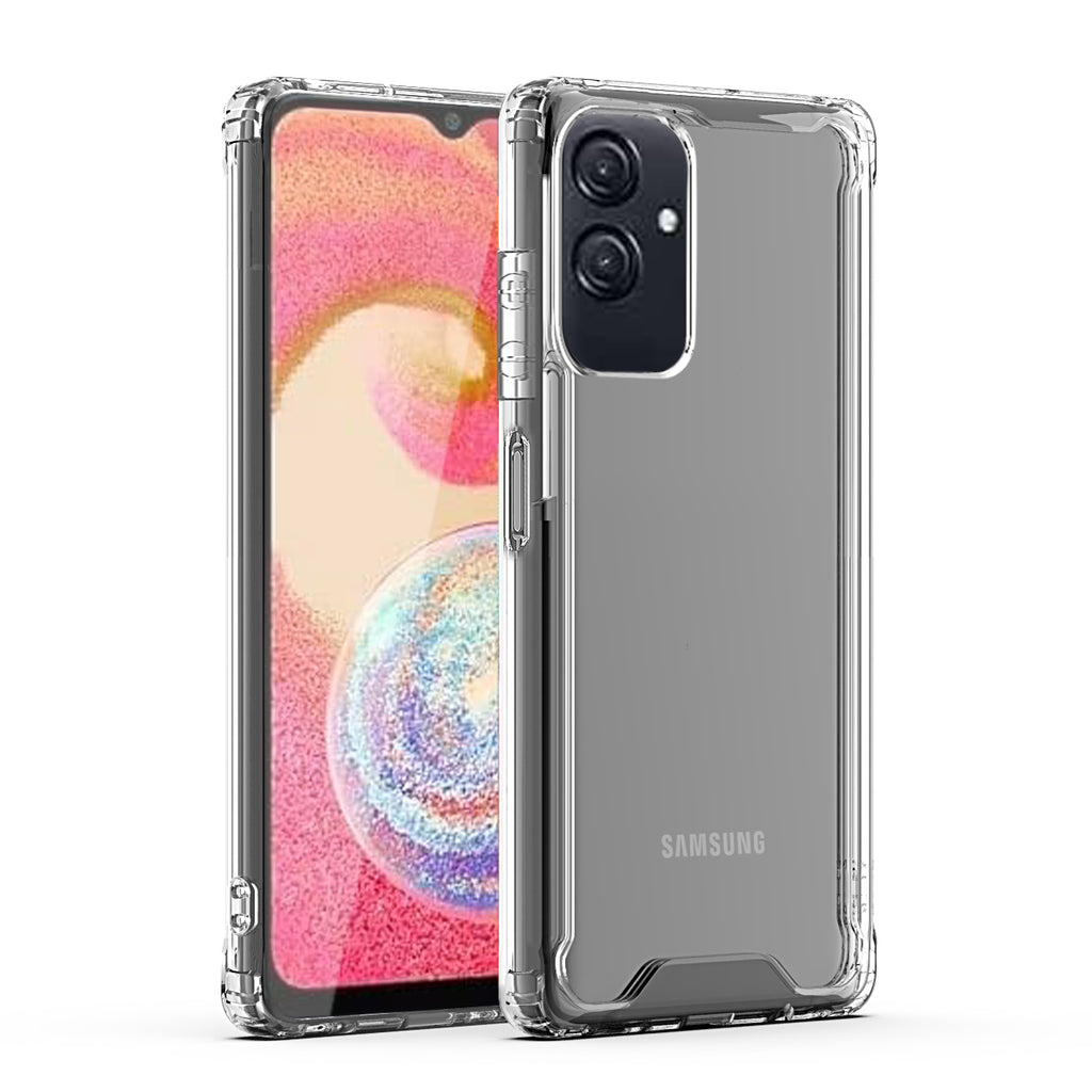 Reiko High Quality 2X Clean PC & TPU Bumper Case in Clear for Samsung Galaxy A04/A04e | MaxStrata