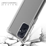 Reiko High Quality 2X Clean PC & TPU Bumper Case in Clear for Samsung Galaxy A04/A04e | MaxStrata