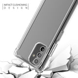 Reiko High Quality 2X Clean PC & TPU Bumper Case in Clear for Samsung Galaxy A13 5G | MaxStrata