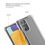 Reiko High Quality 2X Clean PC & TPU Bumper Case in Clear for Samsung Galaxy A13 5G | MaxStrata