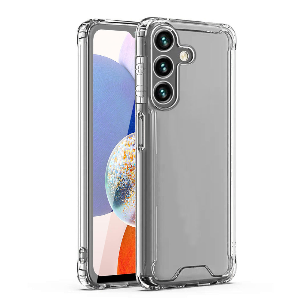 Reiko High Quality 2X Clean PC & TPU Bumper Case in Clear for Samsung Galaxy A14 5G | MaxStrata