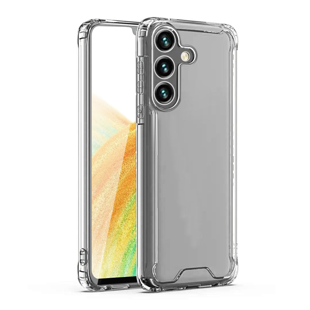 Reiko High Quality 2X Clean PC & TPU Bumper Case in Clear for Samsung Galaxy A34 5G | MaxStrata