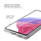 Reiko High Quality 2X Clean PC & TPU Bumper Case in Clear for Sansung Galaxy A53 5G | MaxStrata