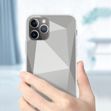 Reiko Apple iPhone 11 Pro Max Apple Diamond Cases in Silver | MaxStrata