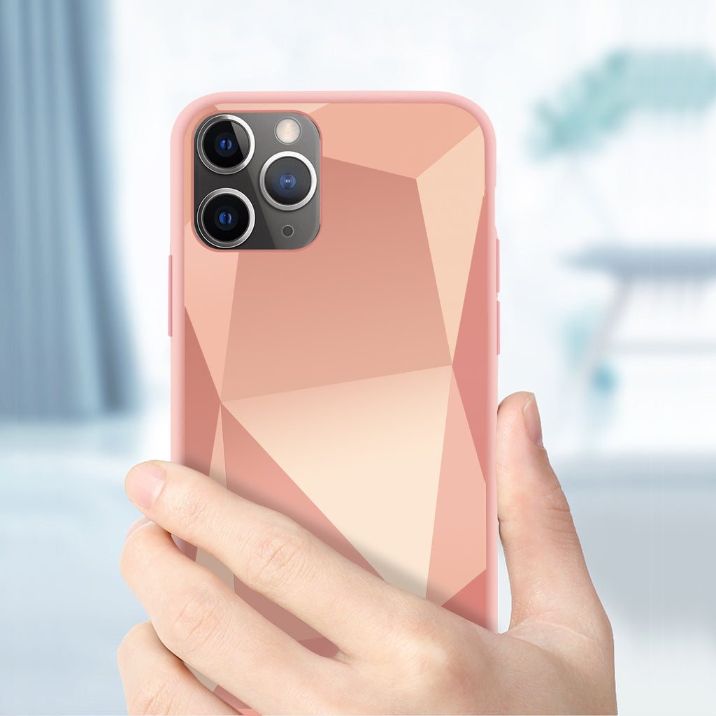 Reiko Apple iPhone 11 Pro Apple Diamond Cases in Rose Gold | MaxStrata