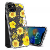 Reiko Pressed Dried Flower Design Phone Case for iPhone 14 Plus in Yellow | MaxStrata