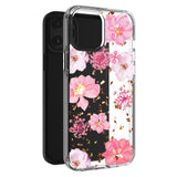 Reiko Pressed Dried Flower Design Phone Case for iPhone 14 Pro in Pink | MaxStrata