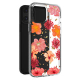 Reiko Pressed Dried Flower Design Phone Case for iPhone 14 Pro in Red | MaxStrata