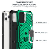 Reiko iPhone 12 Mini Kickstand Anti-Shock & Anti Falling Case in Green | MaxStrata