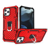 Reiko iPhone 12 Mini Kickstand Anti-Shock & Anti Falling Case in Red | MaxStrata