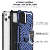 Reiko iPhone 12/ iPhone 12 Pro Kickstand Anti-Shock & Anti Falling Case in Blue | MaxStrata