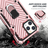 Reiko iPhone 12 Pro Max Kickstand Anti-Shock & Anti Falling Case in Rose Gold | MaxStrata