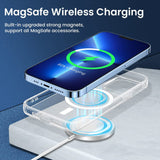 Reiko Magnetic Wireless Charging TPU Bumper Case for iPhone 13 Pro in Clear | MaxStrata