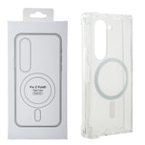 Reiko Magnetic Wireless Charging TPU Bumper Case for Z Fold 6 in Clear | MaxStrata