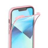 Reiko Full Protection with Phone Protective Film Slide Camera Lens Phone Case for iPhone 14 in Pink | MaxStrata