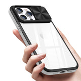 Reiko Full Protection with Phone Protective Film Slide Camera Lens Phone Case for iPhone 14 Pro in Gray | MaxStrata