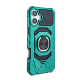 Reiko Kickstand Ring Holder TPU Shockproof Case for iPhone 16 Plus | MaxStrata