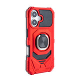 Reiko Kickstand Ring Holder TPU Shockproof Case for iPhone 16 | MaxStrata