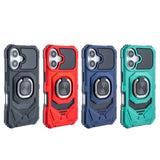 Reiko Kickstand Ring Holder TPU Shockproof Case for iPhone 16 | MaxStrata