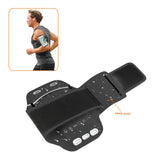 Reiko Running Sports Armband for iPhone 7/ 6/ 6S or 5 Inches Device in Black (5X5 Inches) | MaxStrata