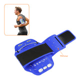 Reiko Running Sports Armband for iPhone 7/ 6/ 6S or 5 Inches Device in Blue (5X5 Inches) | MaxStrata