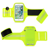 Reiko Running Sports Armband for iPhone 7/ 6/ 6S or 5 Inches Device in Green (5X5 Inches) | MaxStrata