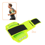 Reiko Running Sports Armband for iPhone 7/ 6/ 6S or 5 Inches Device in Green (5X5 Inches) | MaxStrata