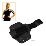 Reiko Running Sports Armband for iPhone 7/ 6/ 6S or 5 Inches Device with LED in Black (5X5 Inches) | MaxStrata