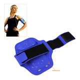 Reiko Running Sports Armband for iPhone 7/ 6/ 6S or 5 Inches Device with LED in Blue (5X5 Inches) | MaxStrata