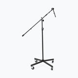 On-Stage Tripod Studio Mic Boom with 7" Mini Boom Extension and Casters (SB96+) | MaxStrata®