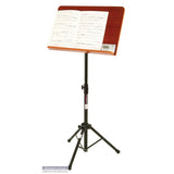 On-Stage Music Stand w/ Wide Rosewood Bookplate (SM7312W) | MaxStrata®