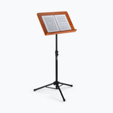 On-Stage Music Stand w/ Wide Rosewood Bookplate (SM7312W) | MaxStrata®