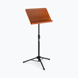 On-Stage Music Stand w/ Wide Rosewood Bookplate (SM7312W) | MaxStrata®