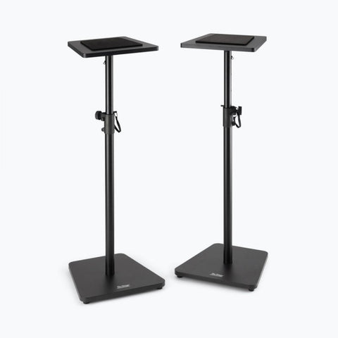 On-Stage Wood Studio Monitor Stands (Black, Pair) (SMS7500B) | MaxStrata®