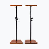 On-Stage Wood Studio Monitor Stands (Rosewood, Pair) (SMS7500RB) | MaxStrata®