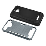 Reiko Coolpad Defiant Slim Armor Hybrid Case with Card Holder in Navy | MaxStrata