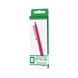 Reiko Mini Stylus Touch Screen Pen with Clip in Hot Pink | MaxStrata