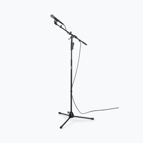 On-Stage One-Handed Boom Mic Stand with Tripod Base (TMP-MS7550) | MaxStrata®