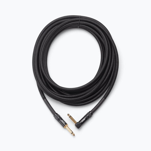 On-Stage Production-Grade Braided Instrument Cables (Right Angle to Straight) 15 ft (TMP-OSPRO-ICR-15) | MaxStrata®