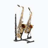 On-Stage Double Sax Stand (TMP-SXS7201B) | MaxStrata®