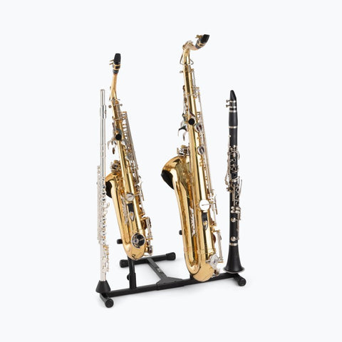 On-Stage Double Sax Stand (TMP-SXS7201B) | MaxStrata®